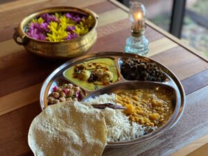 『ヨガとカレーのワークショップ』 Hatha Yoga  &  South Indian Veg Lunch Set　